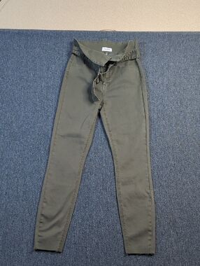 Pistola Olive Green Skinny Jeans Size 26 High-Rise Stretch Denim